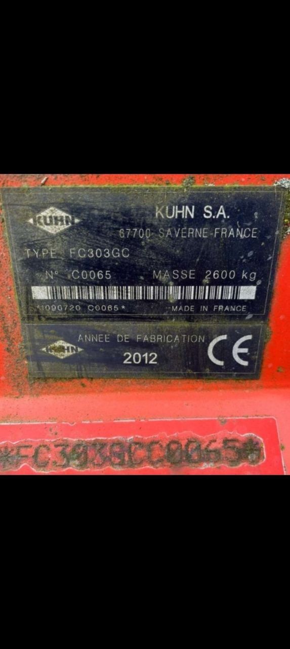 Kuhn 303 косилка