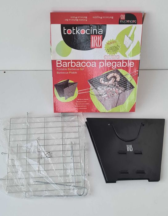 Gratar pliabil NOU pentru diverse locatii (curte, balcon, camping)