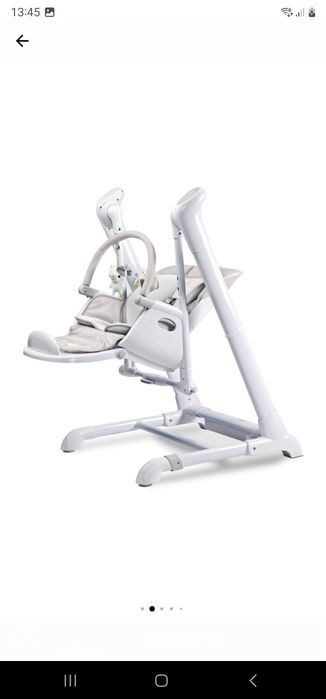 Vând scaun de masa cu leagan electric 2 in 1