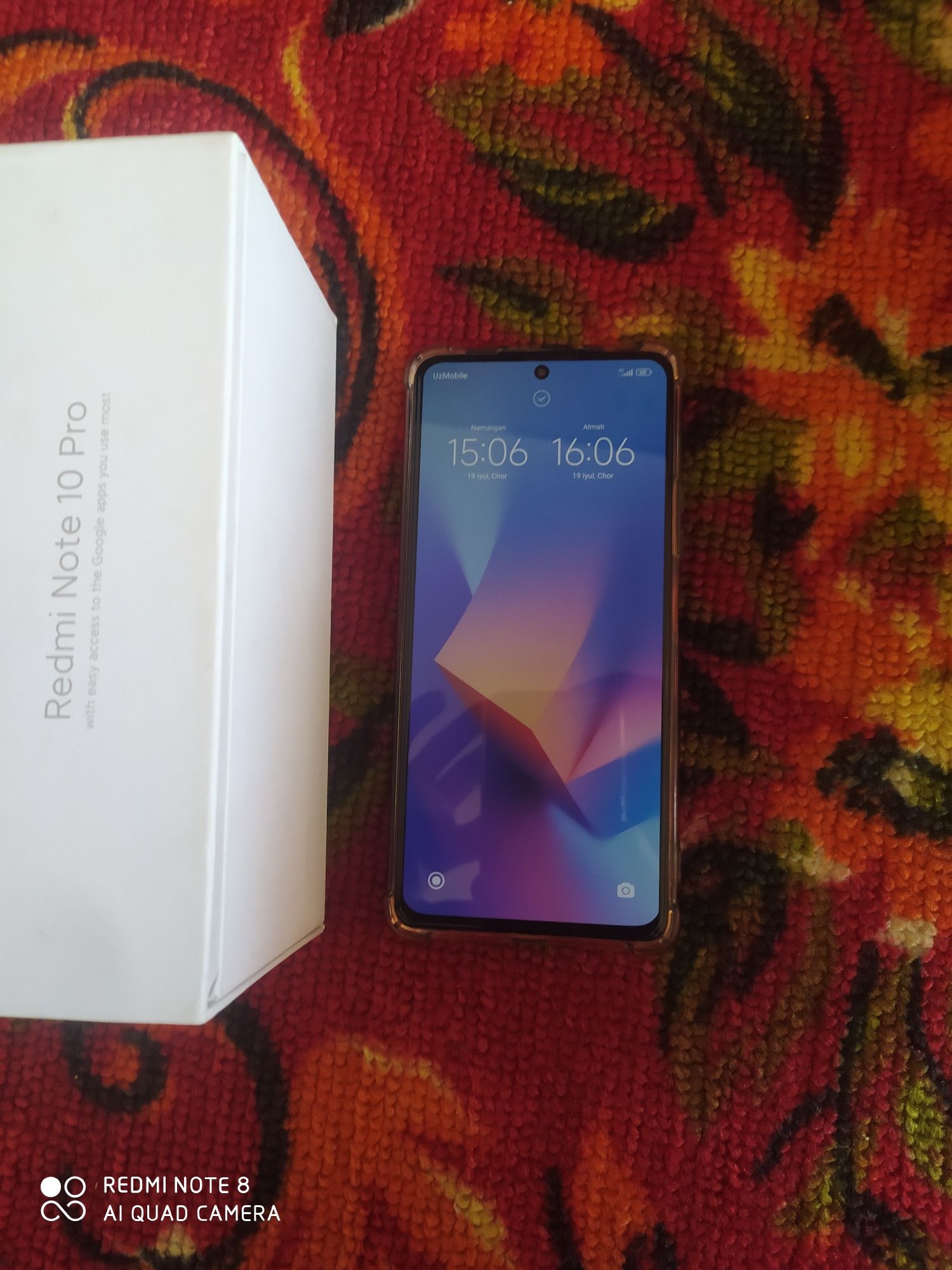 Redmi not 10 pro karobka dakument bor