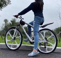 Велосипед BMW титановый диск для подростков