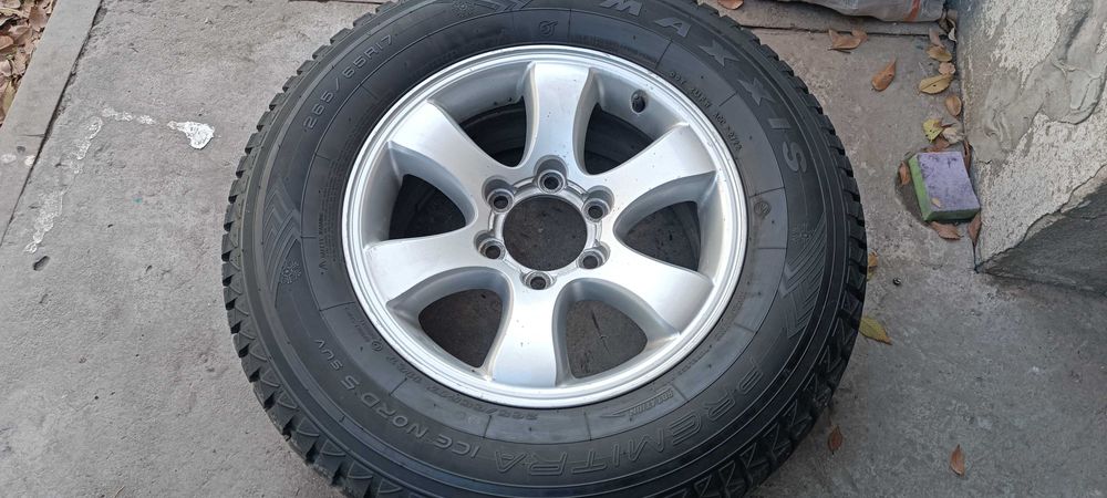 срочно продам оригинальные колёса в сборе на тлк прадо