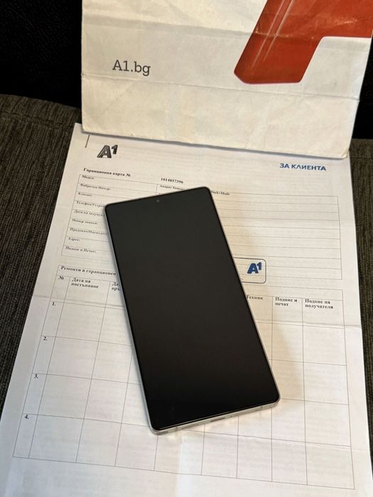КАТО НОВ 256GB Samsung S25 Ultra A1 Гаранция 2027г. Black / Черен