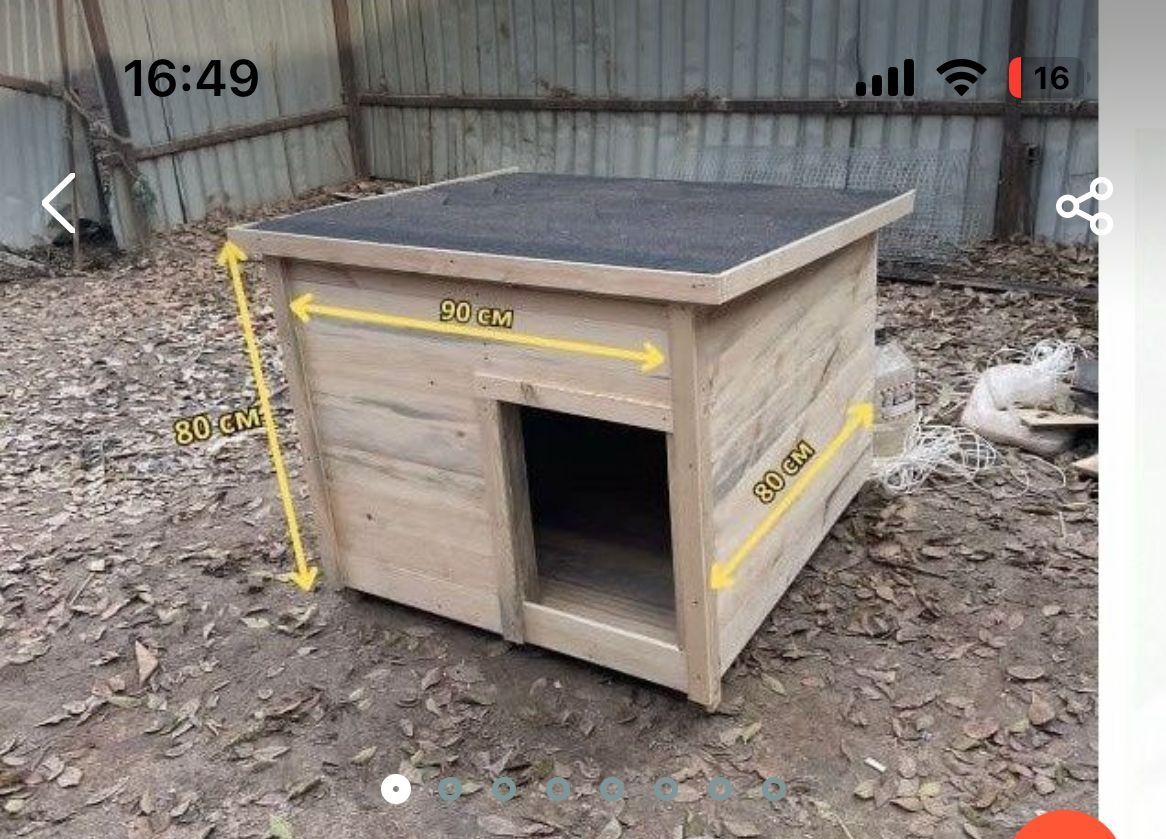 Утепленная будка для собаки купить для средней собаки теплые вольер