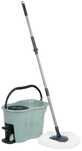 Masthome Spin Mop cu set de stoarcere, Mop din microfibră cu găleată