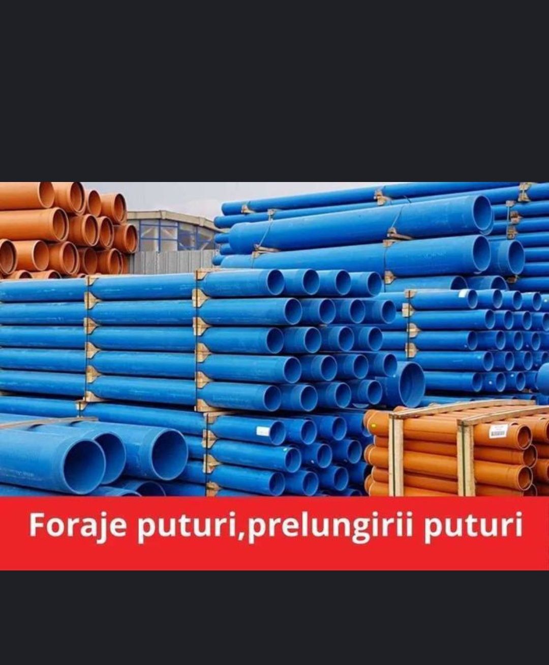 Foraje puțuri de apă