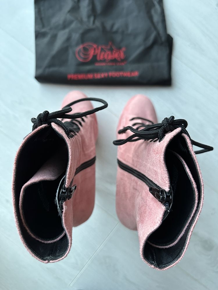 Pantofi tocuri noi Pleaser Adore 1020FS Baby Pink