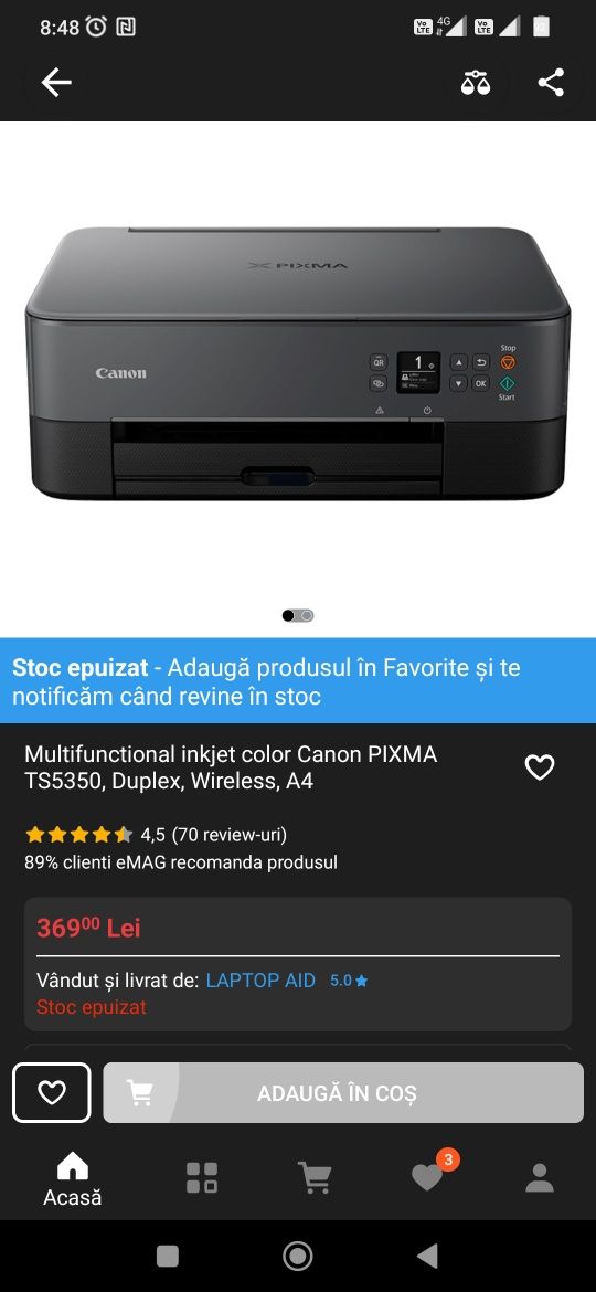 Multifuncțional canon