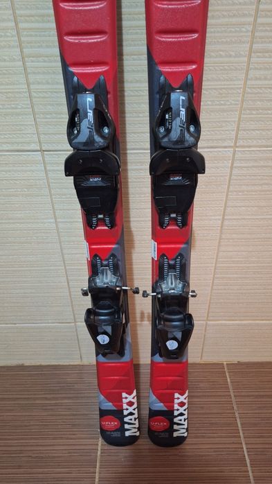 Schiuri 120cm elan maxx -clapari ski bete-set schi copii
