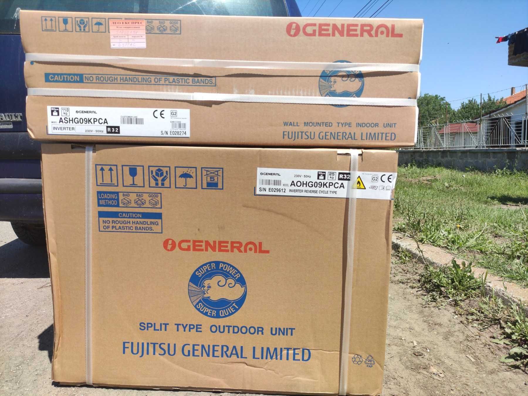 Fujitsu General ASHG09KMCE/AOHG09KMCC с включен монтаж