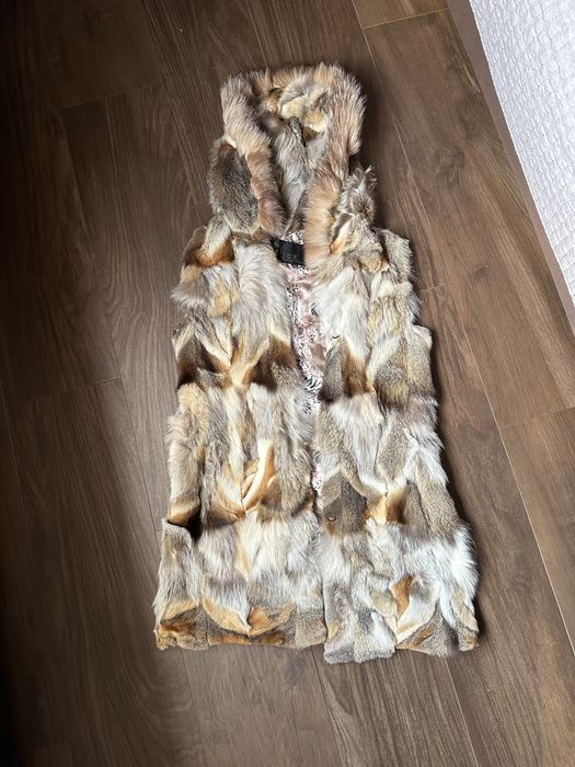 Елек от естествен косъм заек