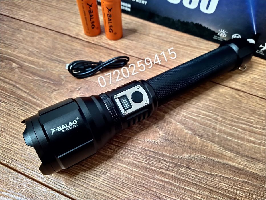 Lanterna XHP360 led multicore cu 36 de nuclee, model nou 2024