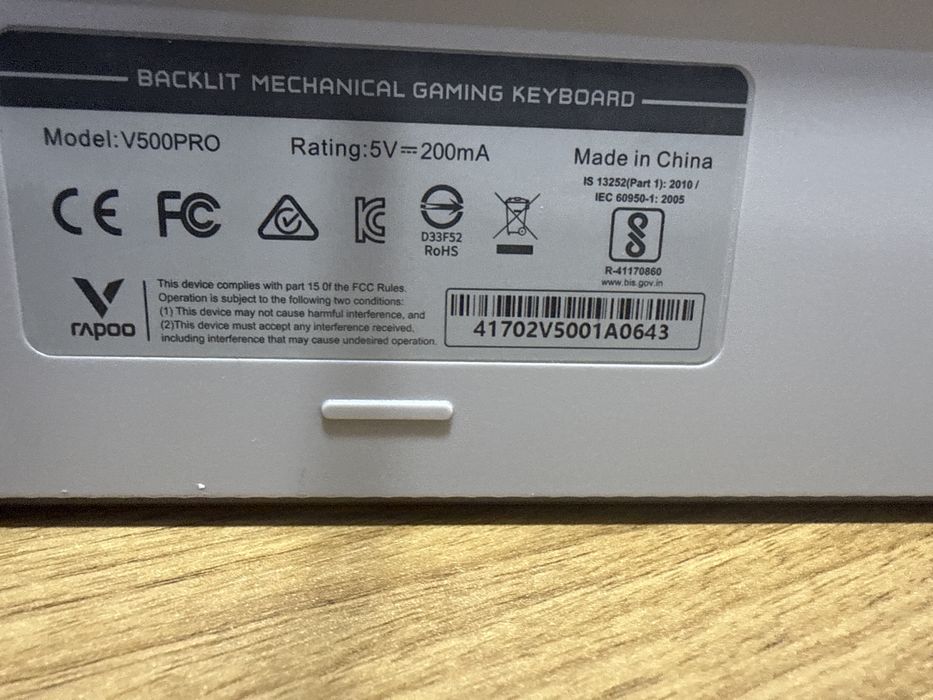 Механическая Клавиатура Rapoo V500PRO