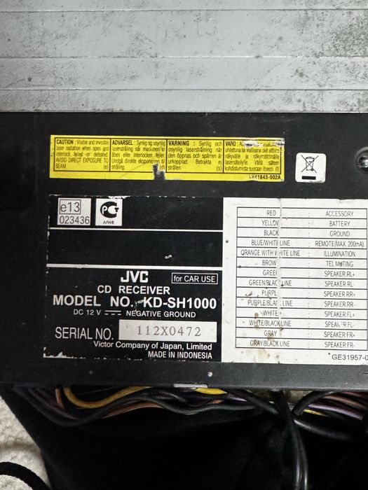 CD Player Auto High-End – JVC KD-SH1000 cu DSP, USB, SD, 3 ieșiri RCA