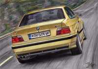 Desen/Tablou BMW M3 E36, Dimensiune A3