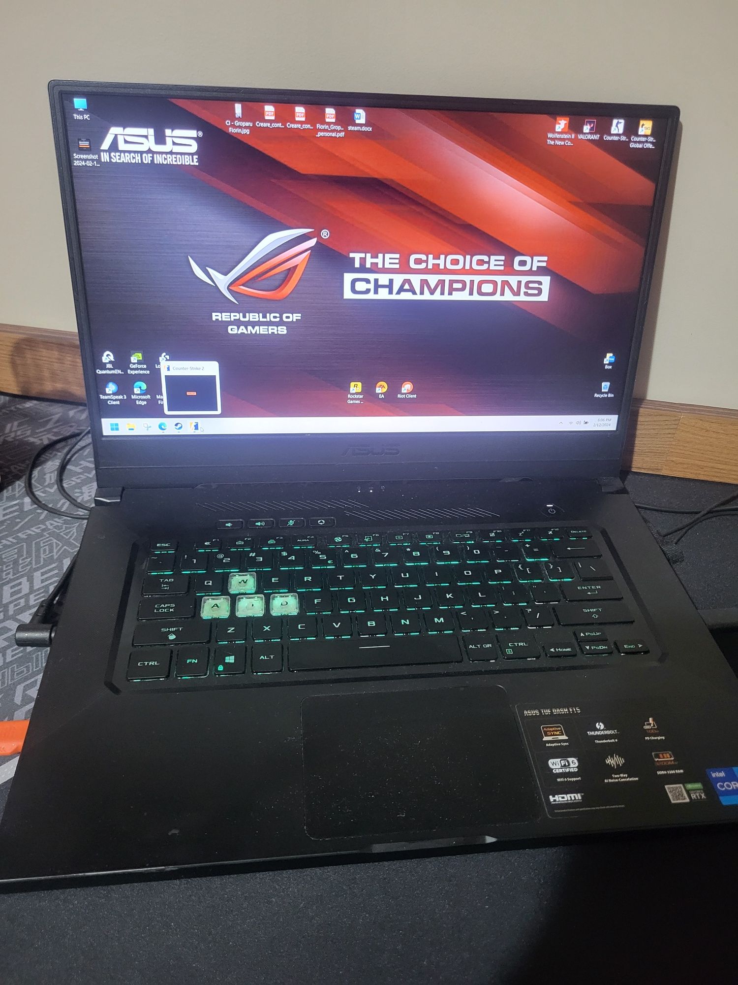 VAND Laptop Gaming ASUS TUF Dash F15 / SCHIMB cu PC
