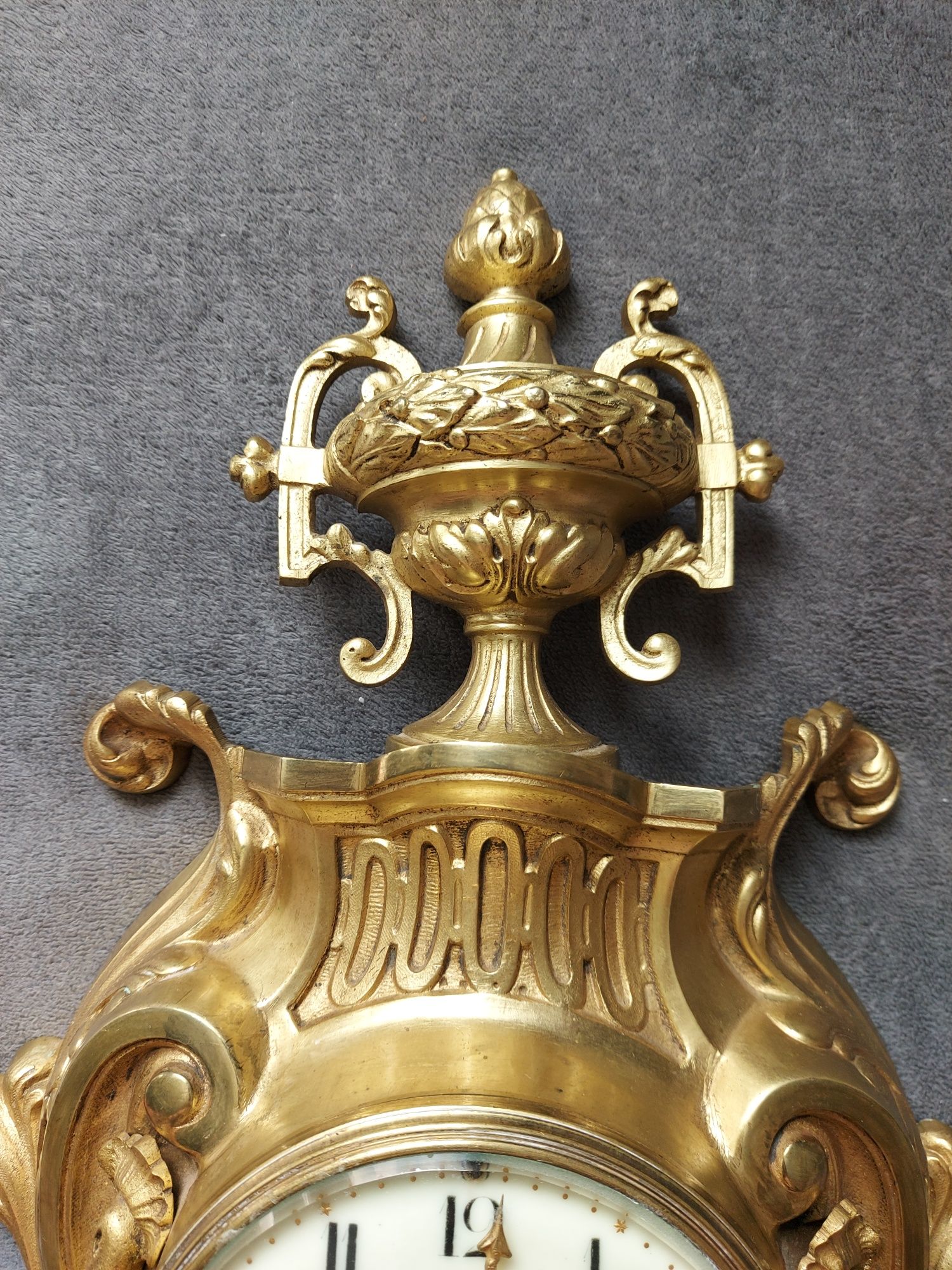 Ceas perete mecanic,pendula Japy Freres bronz doré,medaille d'honneur