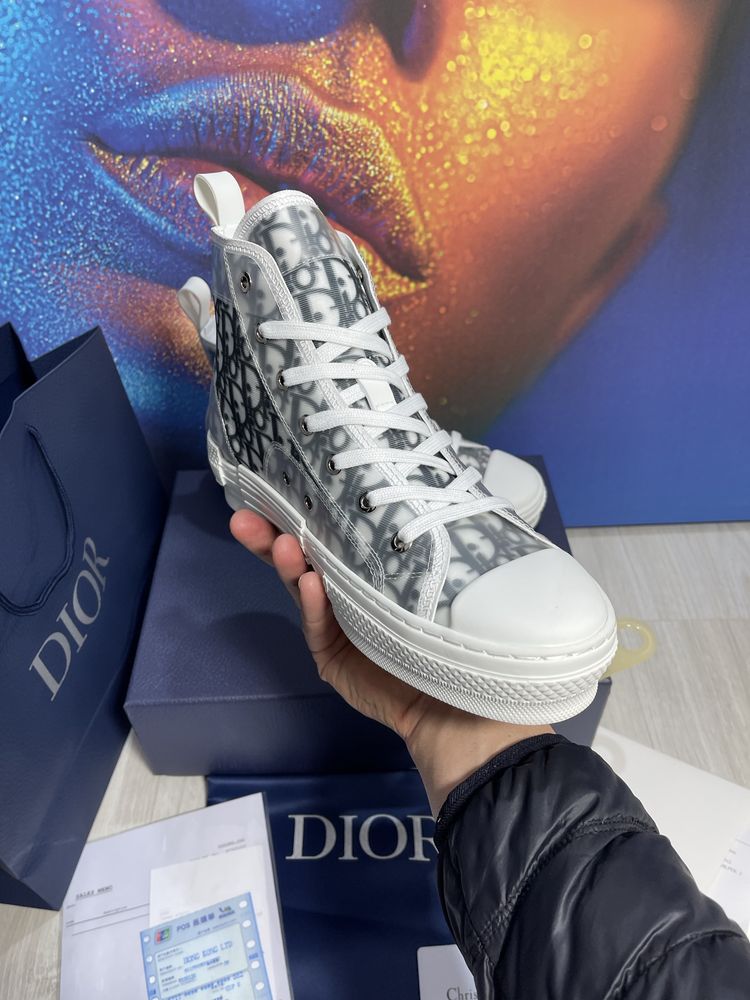 Adidasi Dior B23 piele naturala Full Box colectie noua