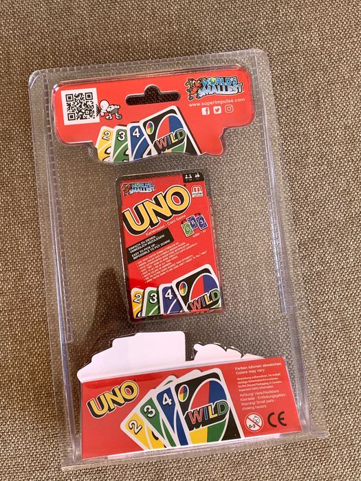 Карти за игра UNO Worlds Smallest Uno