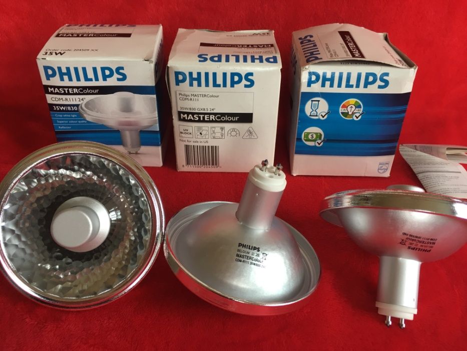 3бр лампи PHILIPS 35W/830 CDM-R111 24D