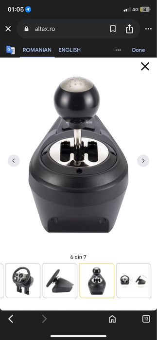 Volan Myria MG7418 cu pedale – PS4/PC/Xbox – Ca nou – Preț redus!