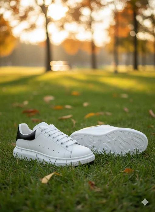 Adidasi Alexander Mc Q u e e n Alb - Adidasi Unisex