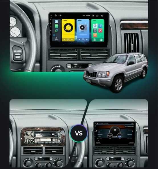 9-инчова мултимедия за JEEP Grand Cherokee (1998–2004) подарък камера