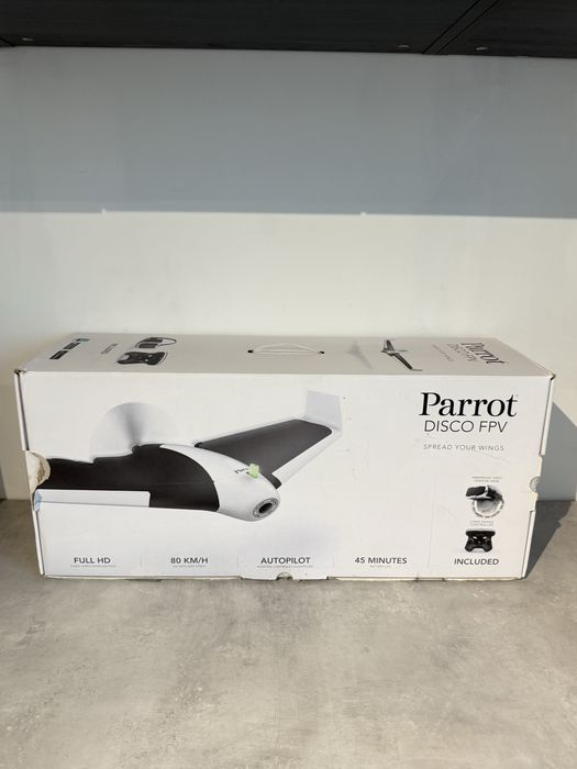 Дрон Parrot Disco FPV & Sky-джойстик 2 & Очила VR, Black/White, НОВ!!!
