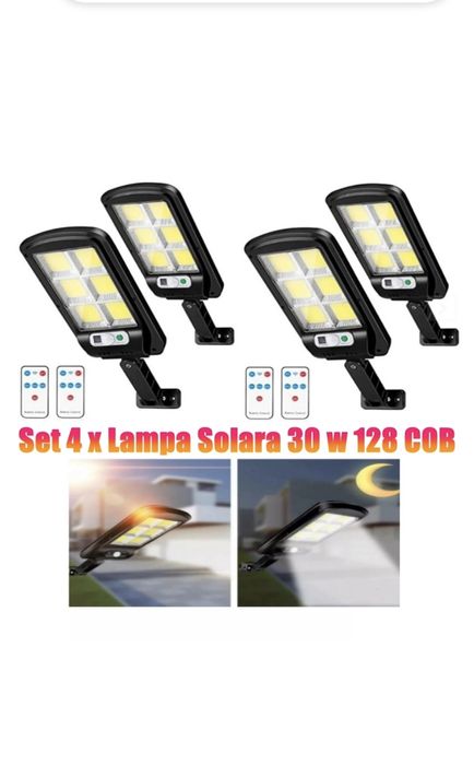 SET 5X Lampa Solara cu LED, 90W - OFERTA PROMOTIONALA !!!