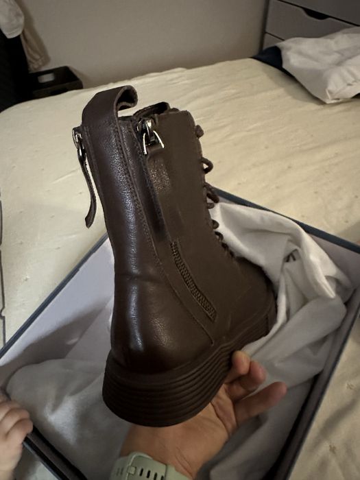 Обувь ботинки кожа