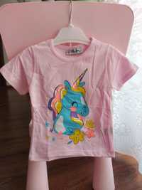 Compleu fetite unicorn pantalon scurt