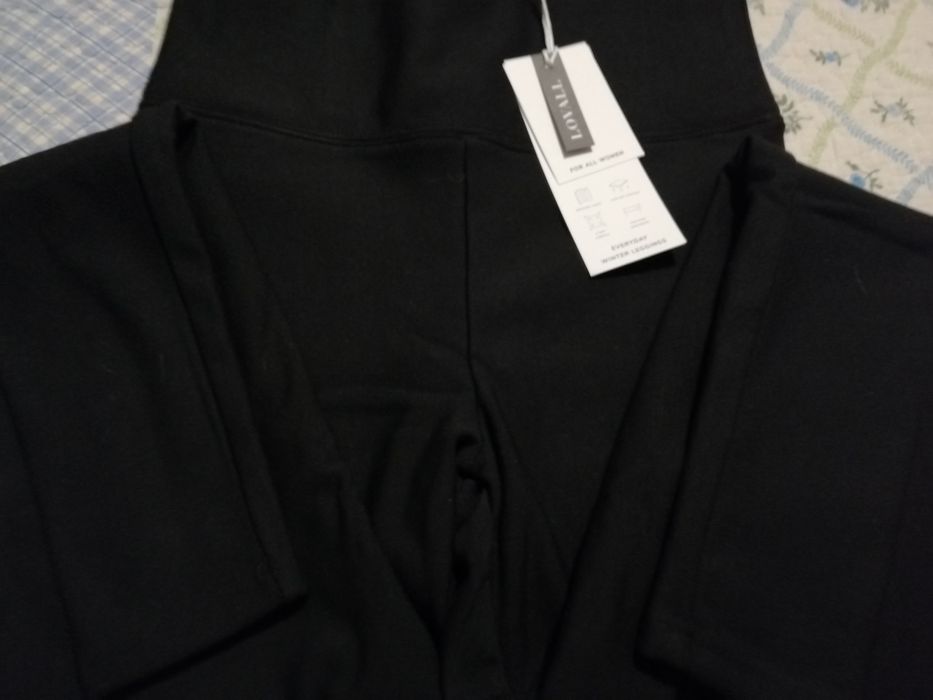 Pantaloni elastici femei mar S negri noi