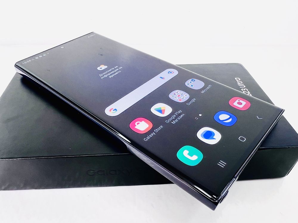 Samsung Galaxy S23 Ultra 512GB 12RAM Black Перфектен! 2г. Гаранция!