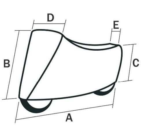 Prelata husa moto scuter atv trotineta