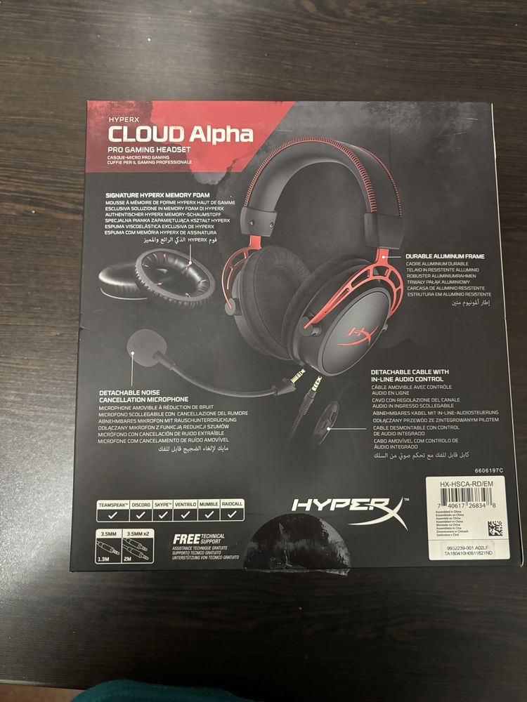 Casti Hyperx cloud Alpha