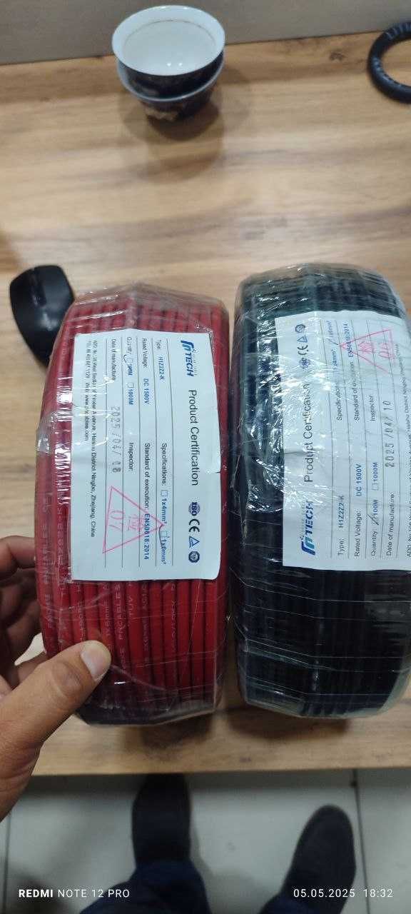 PV Solar cable optom narxda