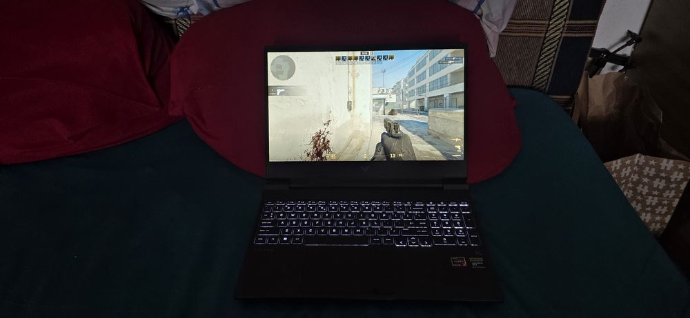Laptop GAMING 2025 Hp Victus Ryzen 5 7535HS Nvidia RTX 2050 4GB cu CS2