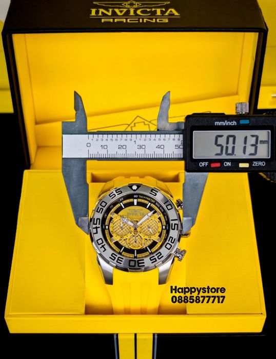 INVICTA Pogo Yellow 50mm, Инвикта нов ръчен часовник