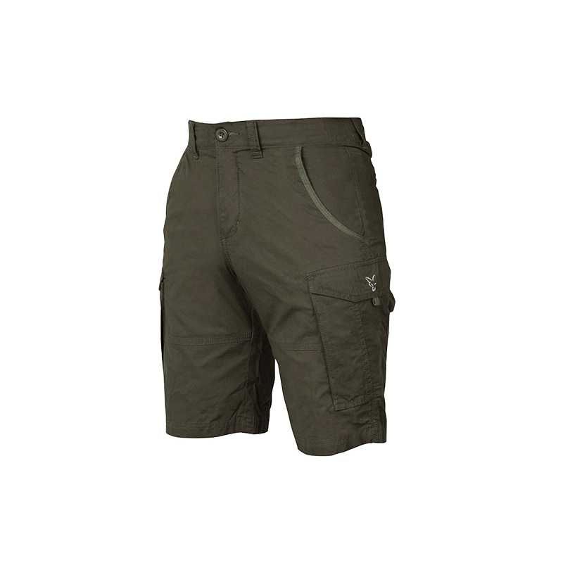 Къси панталони FOX COLLECTION Green & Silver Combat Shorts