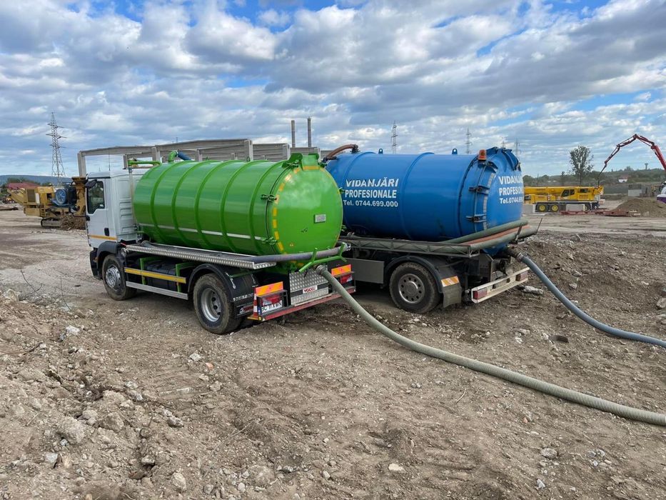 Vidanjari Bacau, desfundare conducte canalizare, vidanjare fosa!!!