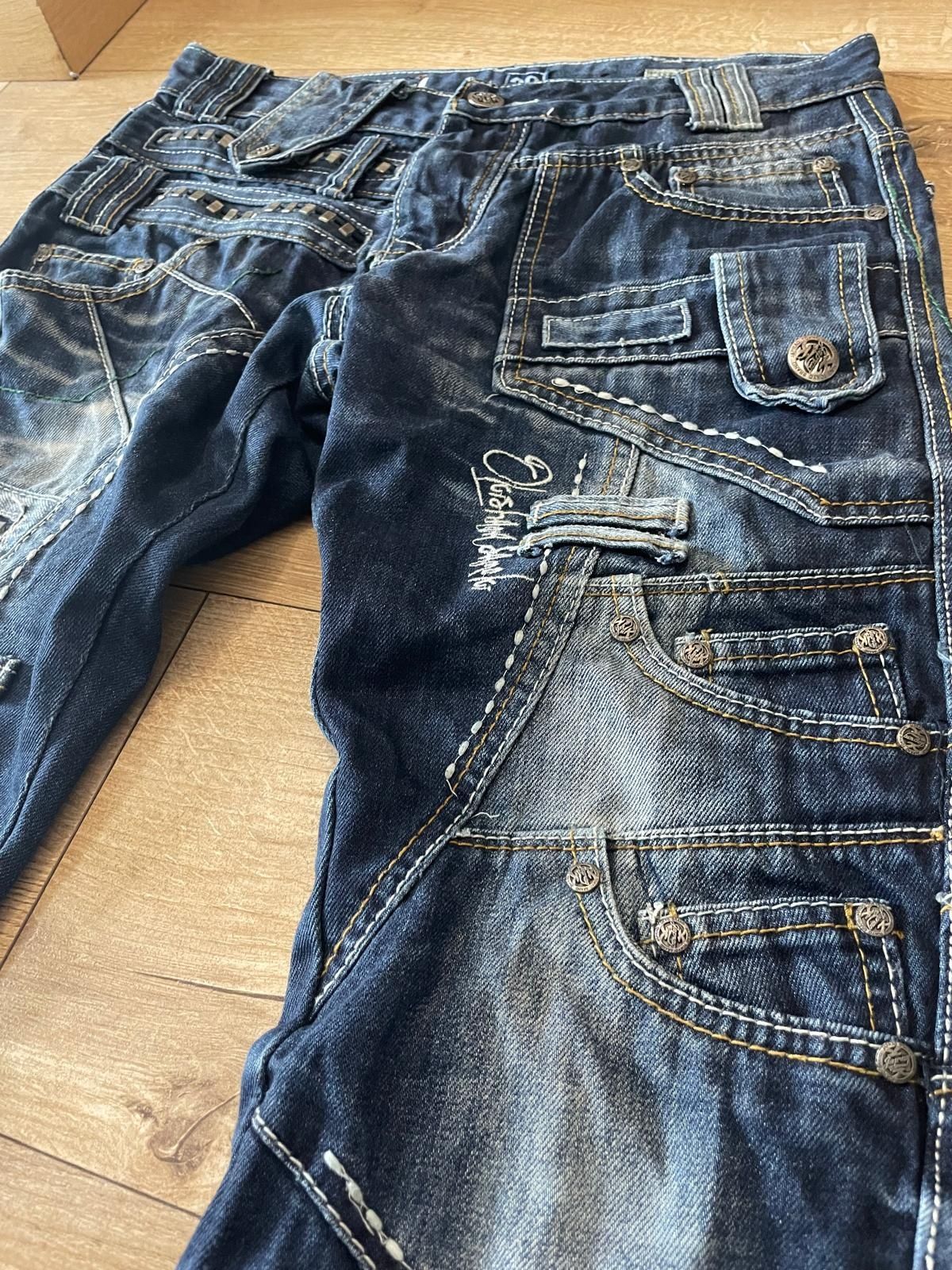 Japan denim blugi n distressed evisu rick y2k vintage true religion ro