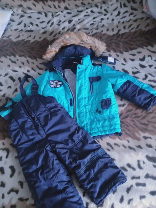 Зимний комбинезон с курткой размер 98