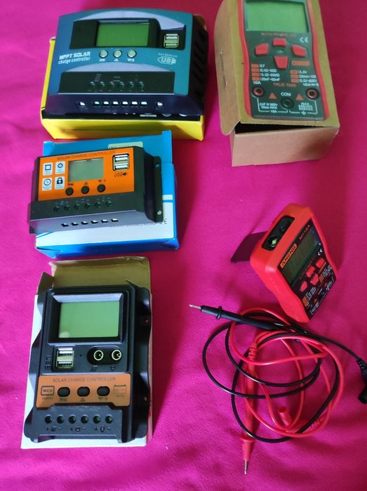 Controler solar , multimetrul