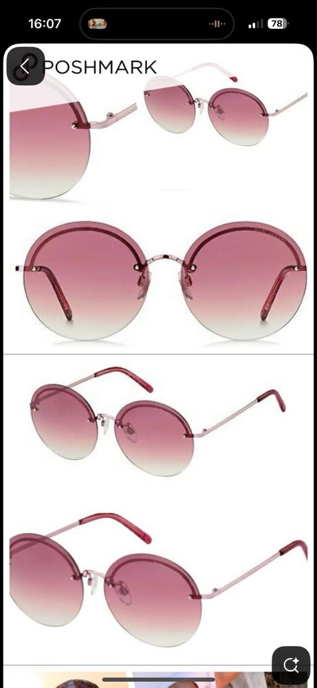 Розови кръгли очила Marc Jacobs