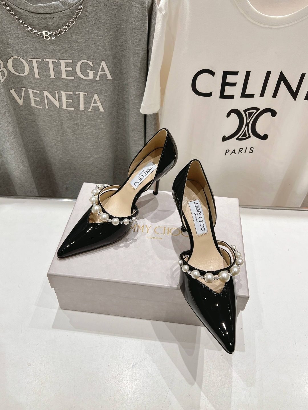 Sandale Jimmy Choo tip Premium, tocuri pantofi