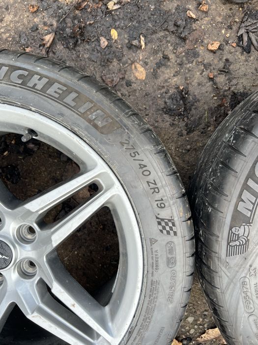 Jante Ford Mustang cu Anvelope vara 255/40 R19  si 275/40 R19 Michelin