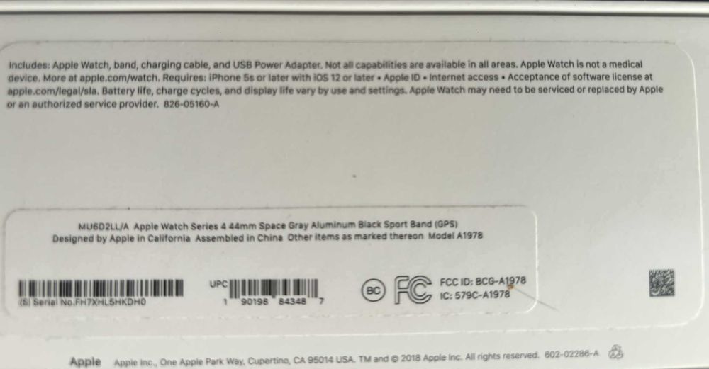 Apple Watch Series 4 44 mm с 4 верижки