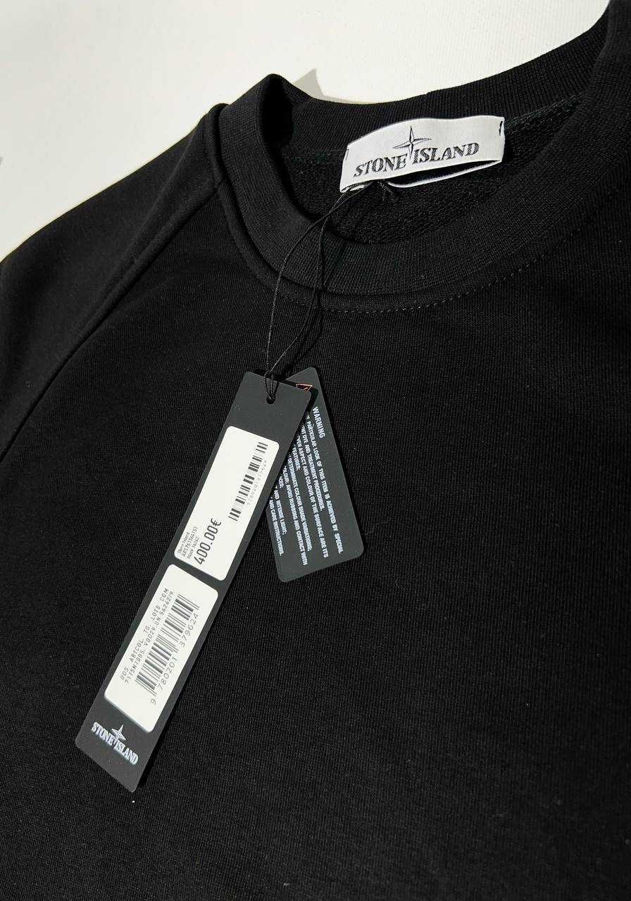 Суитшърт Stone Island в черен цвят