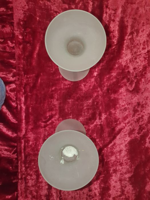 Sfesnice/suport lumanare din sticla