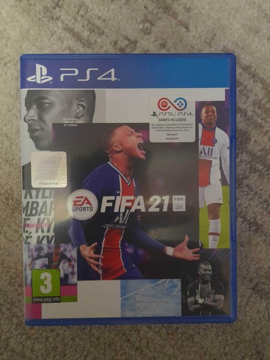 Игра FIFA 21 за PS4 ъпгрейд до PS5 версията.